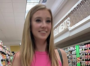 Haley Reed Flashes Tits In Grocery Store Then Fucks You