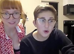 Nerdy Girl Decides To Call Her New Lesbian Friend For Ama Any Porn
